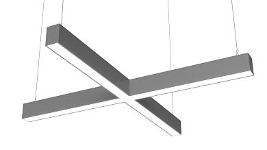 Светодиодный светильник крест FS-TG 110Вт 11000Лм IP20